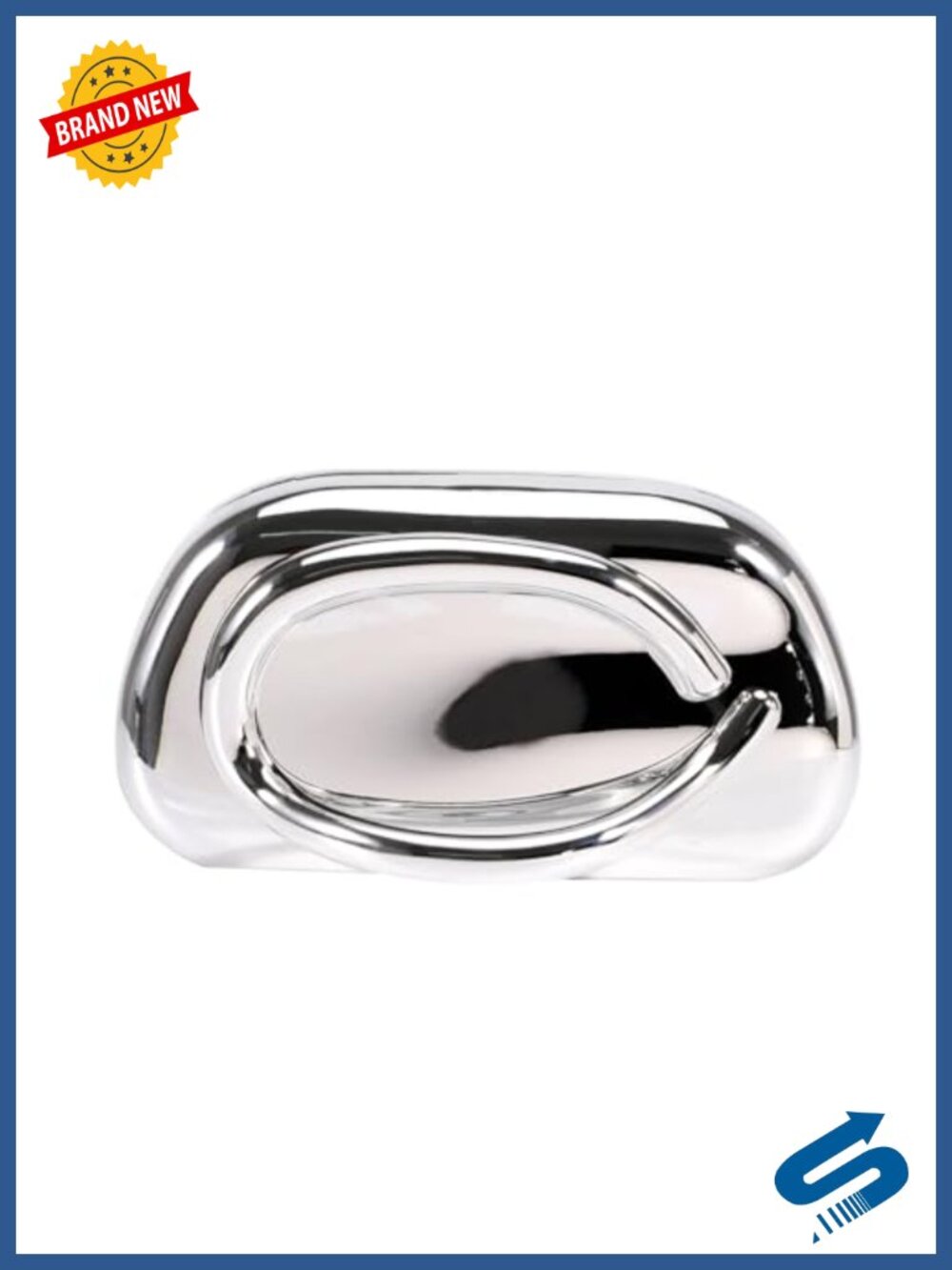 Acrylic Evening Clutch Bag with Chain Strap